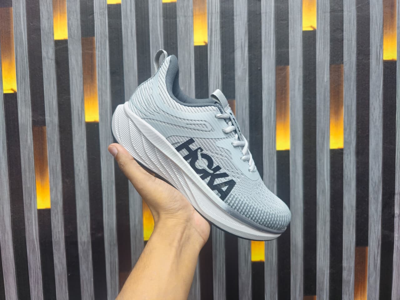 ‘HOKA’ Built for the Run. Designed for Everyday Comfort.GREY image 3