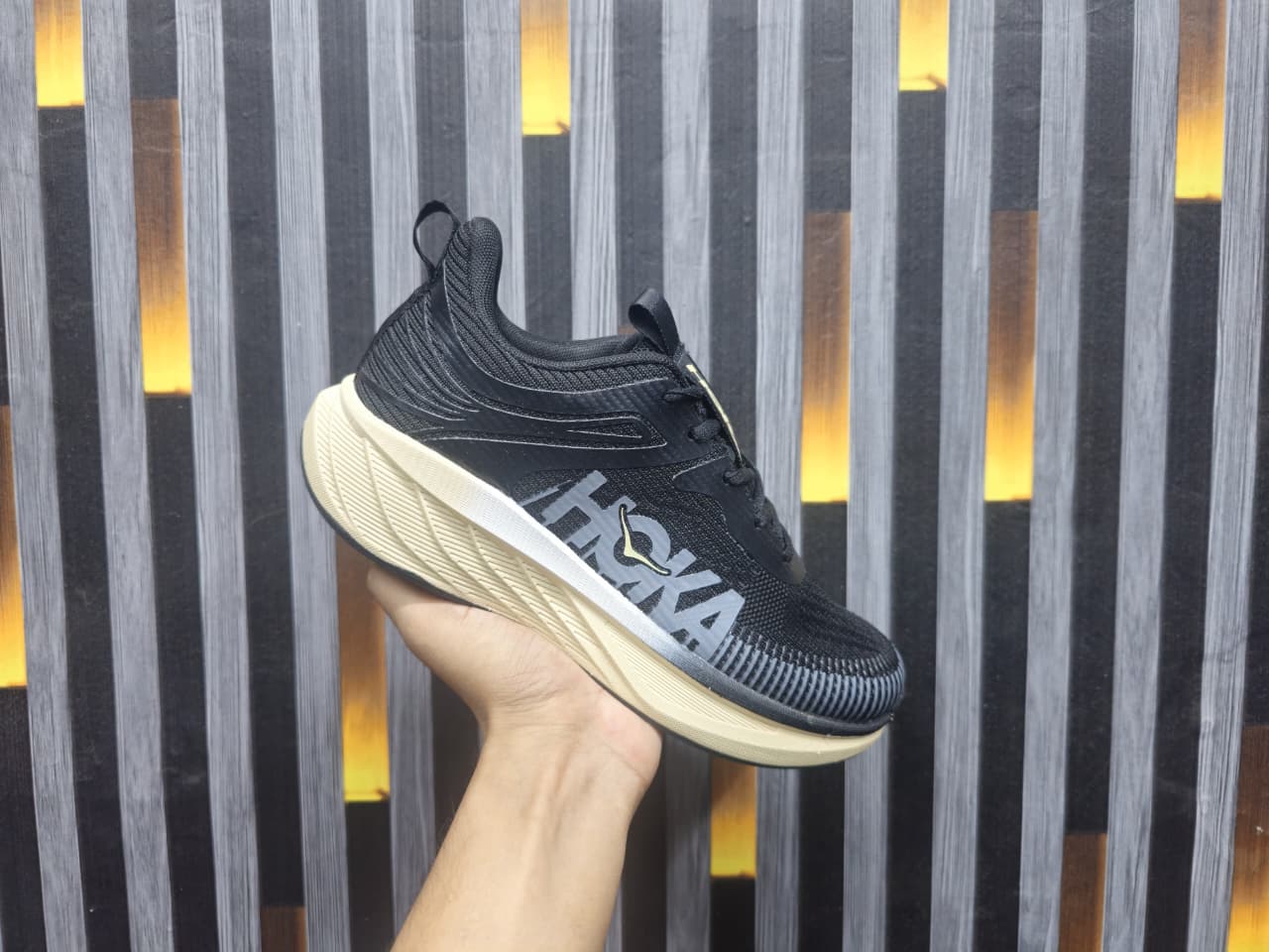‘HOKA’ Built for the Run. Designed for Everyday Comfort. BLACK image 4